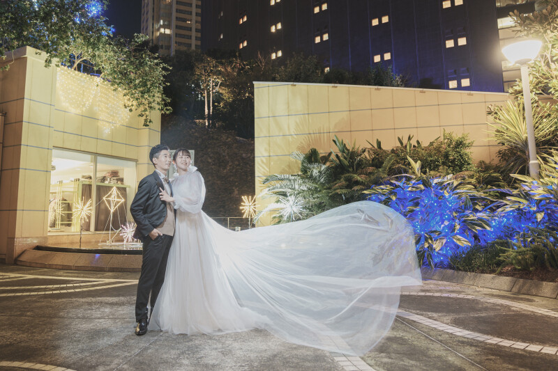 【なんばパークス店限定】光のウエディングフォト