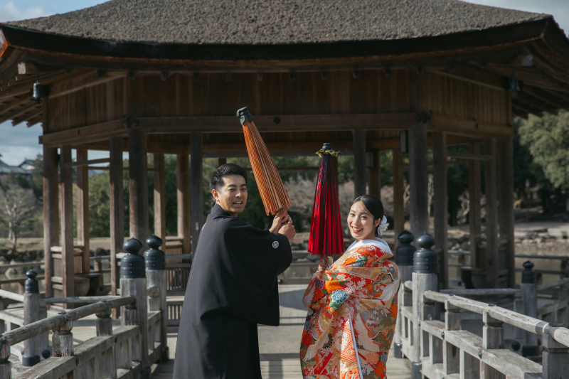 和装で行く浮見堂