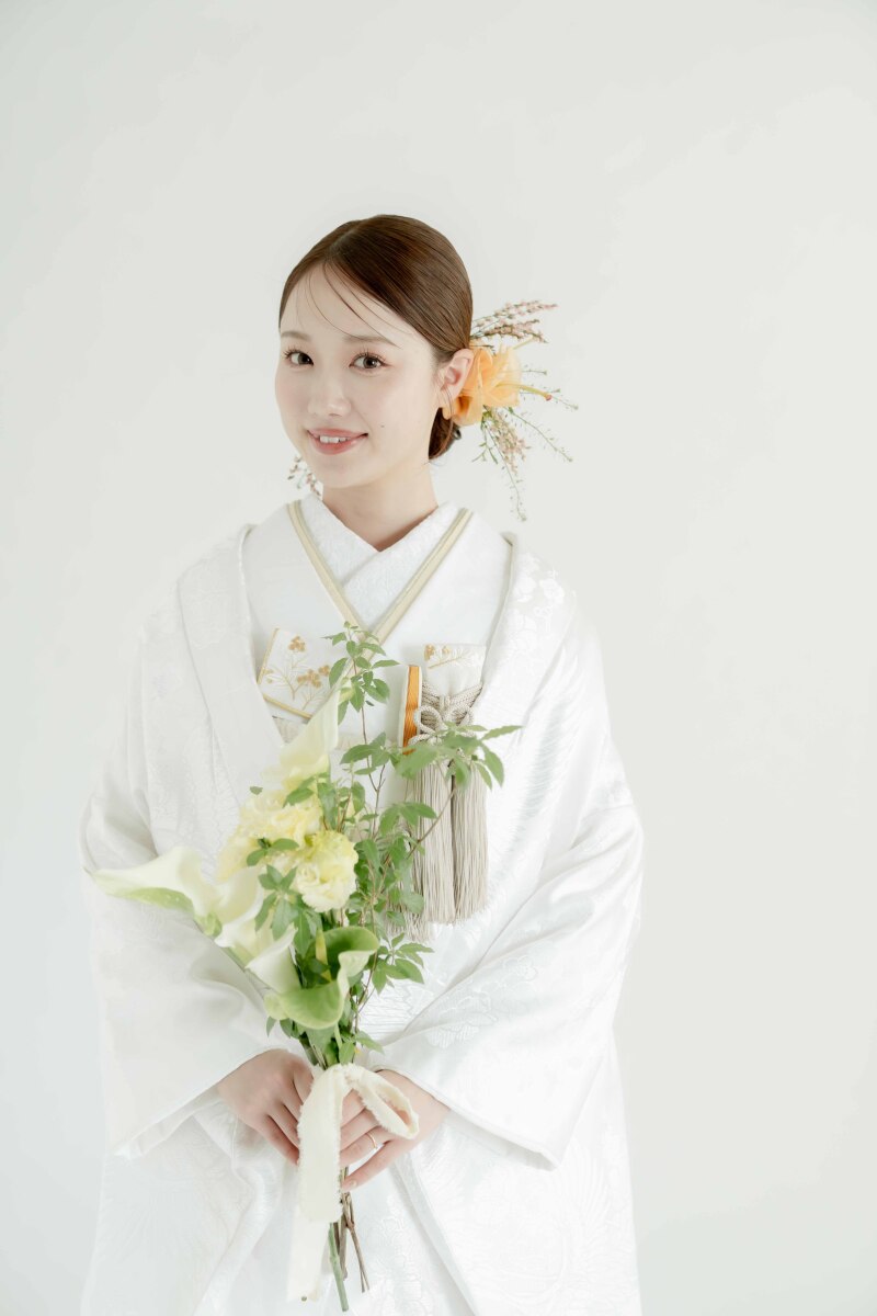 白無垢ヘア&生花