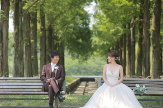 暖かくなってきたら、お花と緑でロケーションを♪