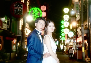 夜なんばロケーション☆撮影