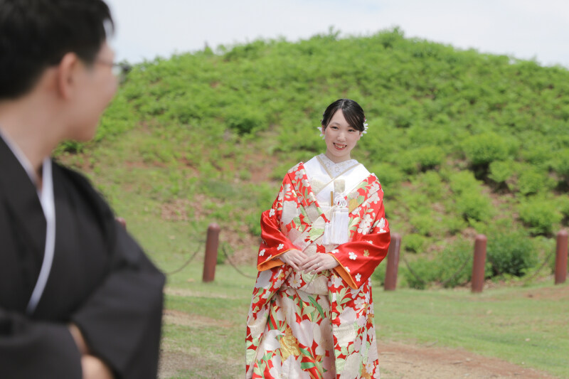 着物に似合うシニヨンスタイル