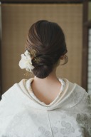 屋内庭園での和装撮影♪