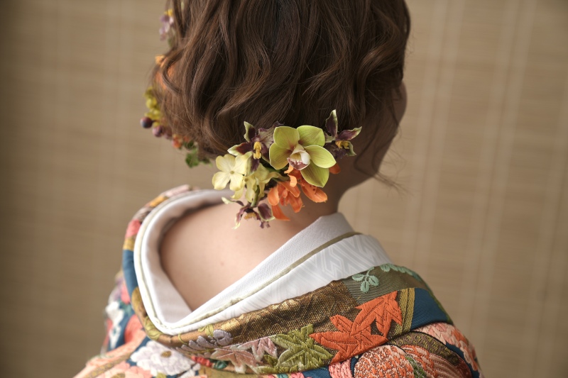 短いヘアでも可愛くヘアアレンジ出来ます✨✨