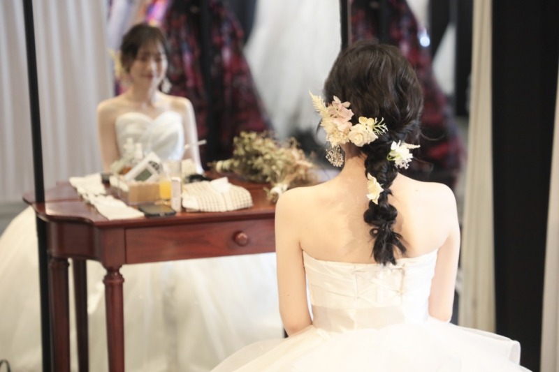 ヘアアレンジにもこだわることできます♪
