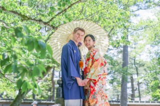観光もかねて金沢フォトウェディング海外の方も対応可能！観光の思い出を特別な一枚に