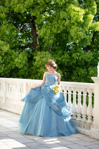 サムシングブルー×ドレス