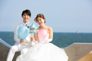 青空に包まれての撮影☀