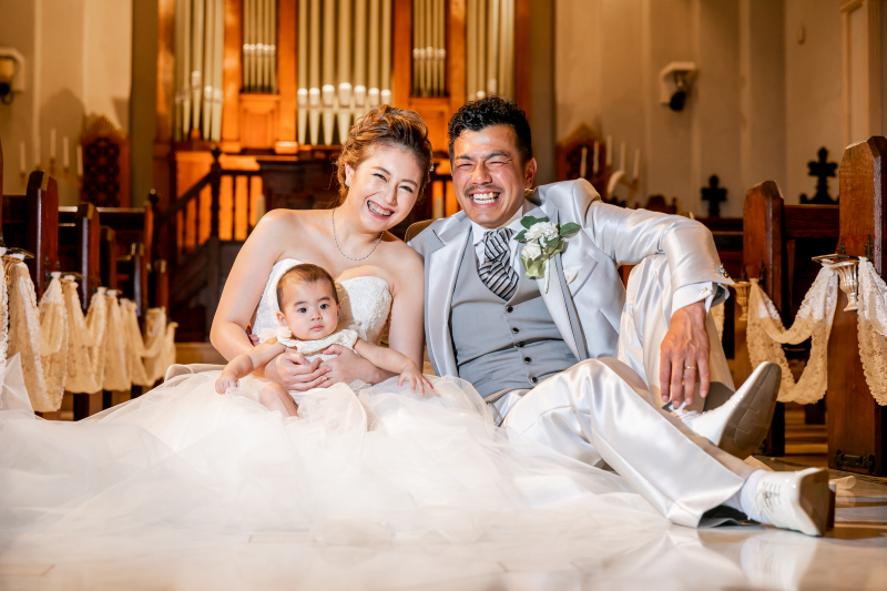 ファミリーフォトウエディングも承っております♪