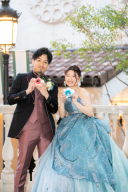 サムシングブルー×ドレス♡