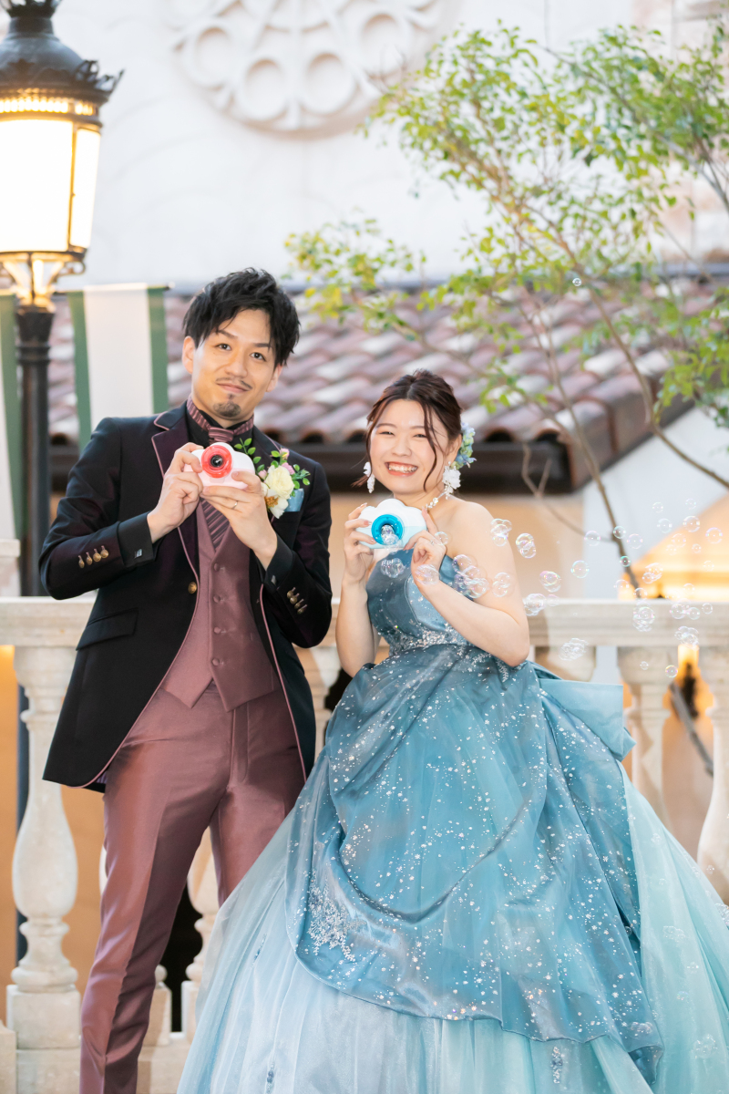 サムシングブルー×ドレス♡