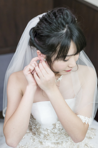 お支度中のお写真も・・♡