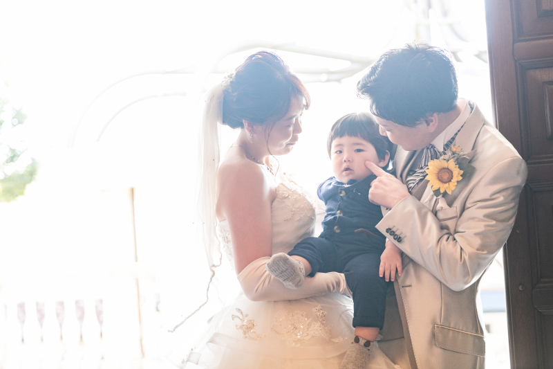  ファミリーフォトウエディングも承っております♪