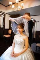 お支度中の撮影も人気です♪