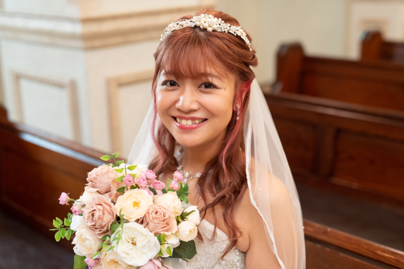 笑顔がステキな新婦様♡