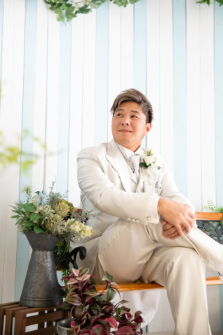 ご新郎様も主役です✧