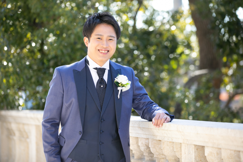 ご新郎様も主役です！