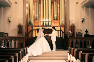 指輪交換シーン・・♡