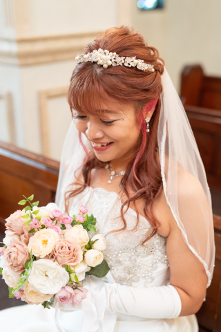 ご新婦様のソロ写真もおすすめです！