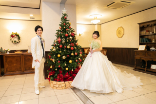 明日はクリスマスイブですね^^