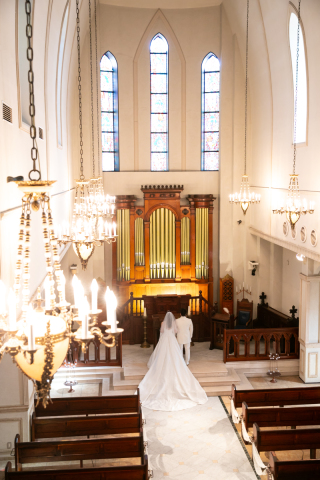 チャペルでの結婚式・・♡