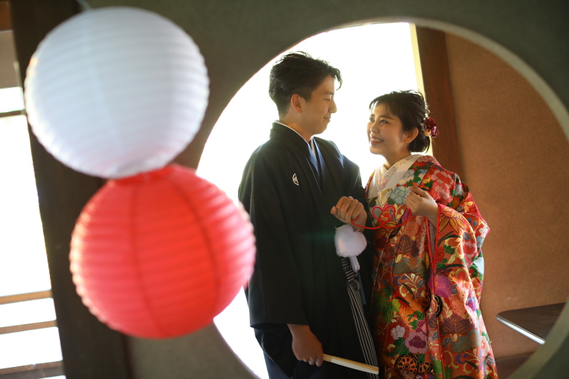 三渓園でロケーション撮影が行われました♪