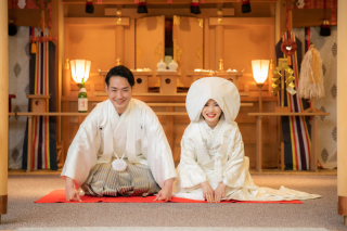 和装&times;神殿　フォトウェディング！