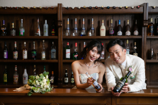 披露宴会場での一枚！