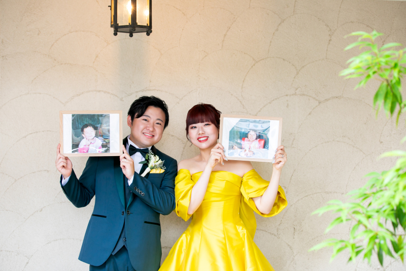 幼少期のお二人とご一緒に&hellip;♡