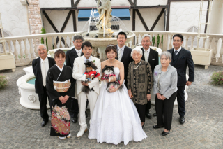 大切なご家族と記念の一枚♡