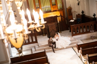 チャペルでの一枚♡