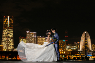 ナイトフォトウェディング♡