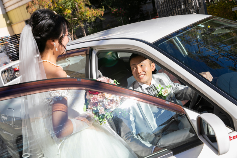  愛車とともに♡