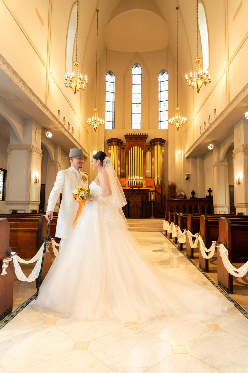 結婚式場ならではの撮影・・♡