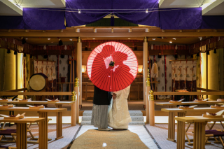 神殿×和装フォトウェディング