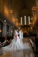 ステンドグラスと共に…♡