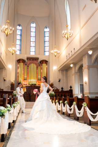 ♡県内最大級のチャペルで♡