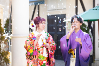 和装×中庭フォト