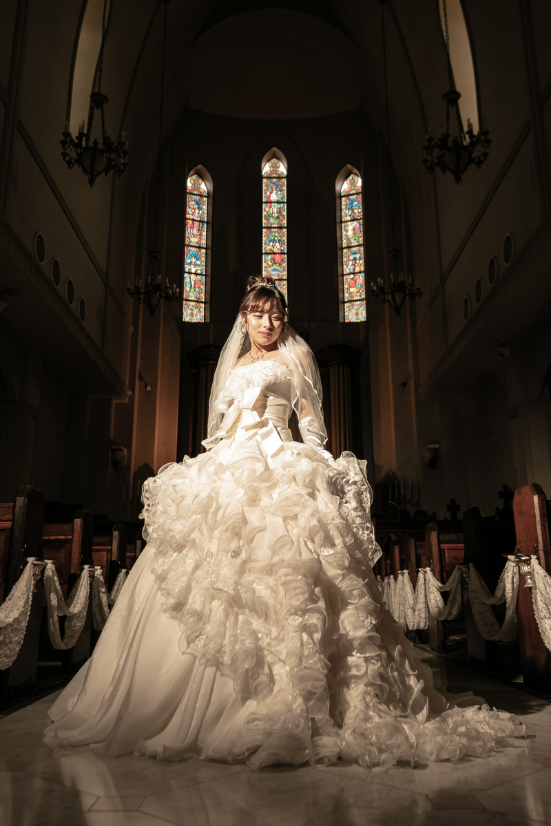 ご新婦様のソロ写真もおすすめです!