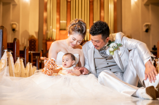  ファミリーフォトウエディングも承っております♪