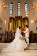 チャペルでのフォトウェディング♡