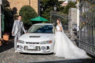 大好きな愛車との撮影も♪