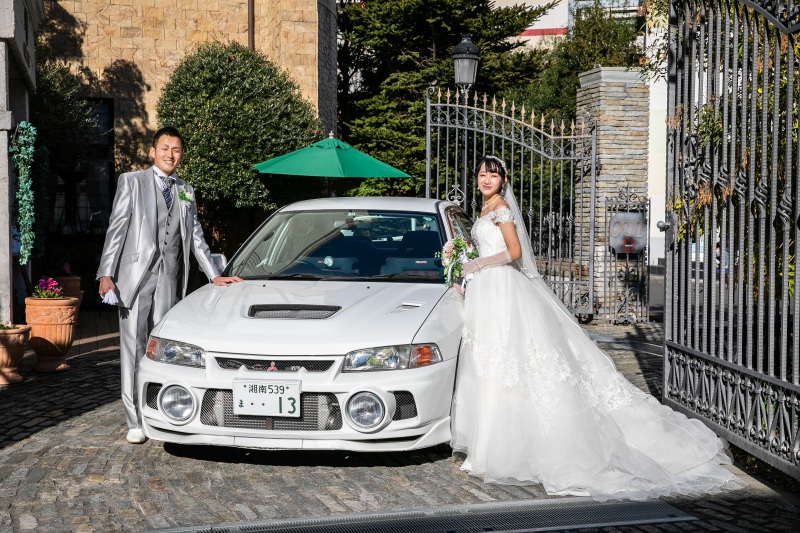 大好きな愛車との撮影も♪