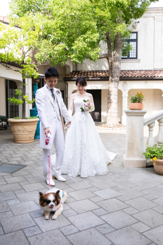 ワンちゃんフォトウェディング♡