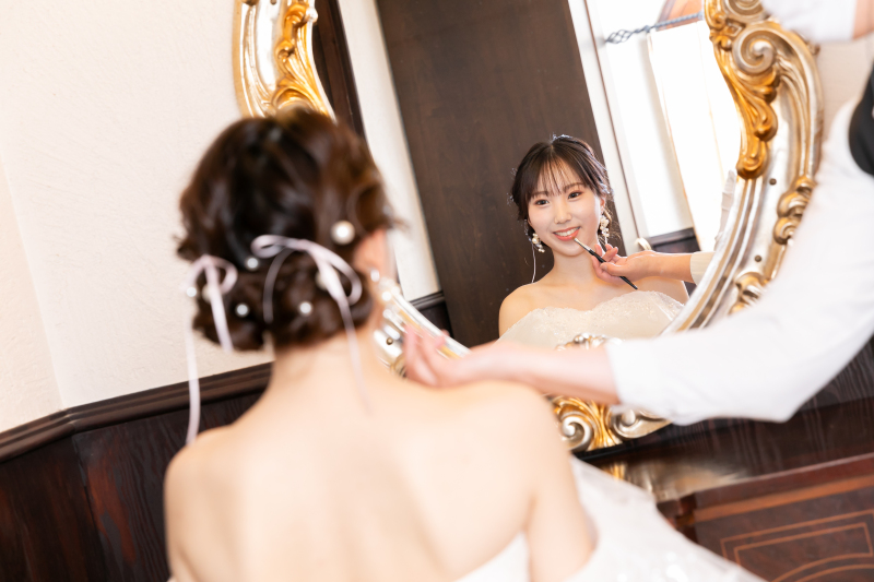ヘアメイクもお任せ下さい♡