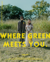 緑の中で出会う、ふたりらしい前撮りのかたち【ONELIFE】