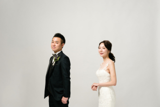 結婚記念をスタジオで