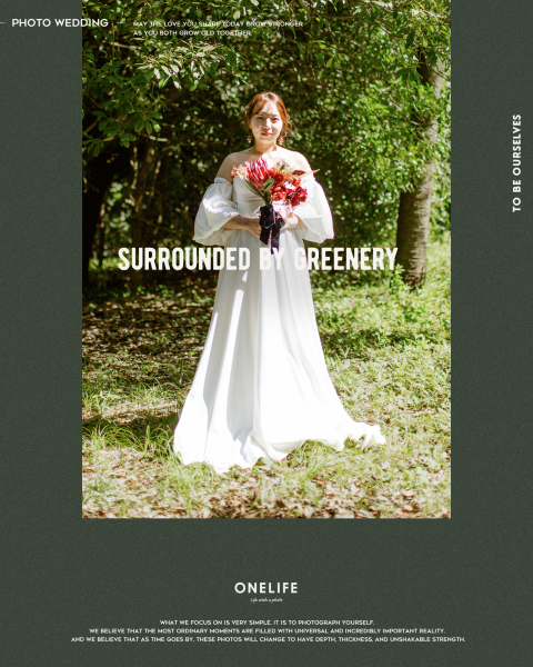 演出しない前撮り。流れていた時間を、そのまま残す【ONELIFE】