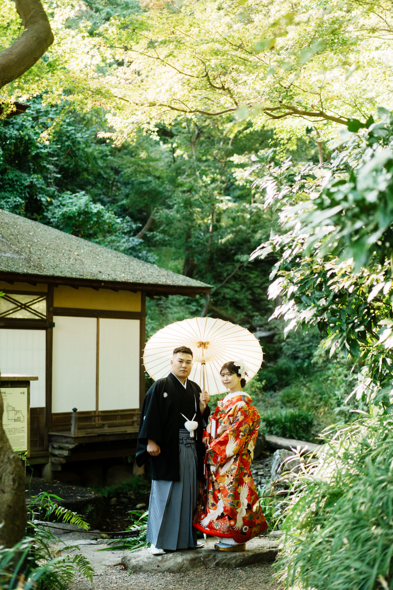 自然あふれる日本庭園