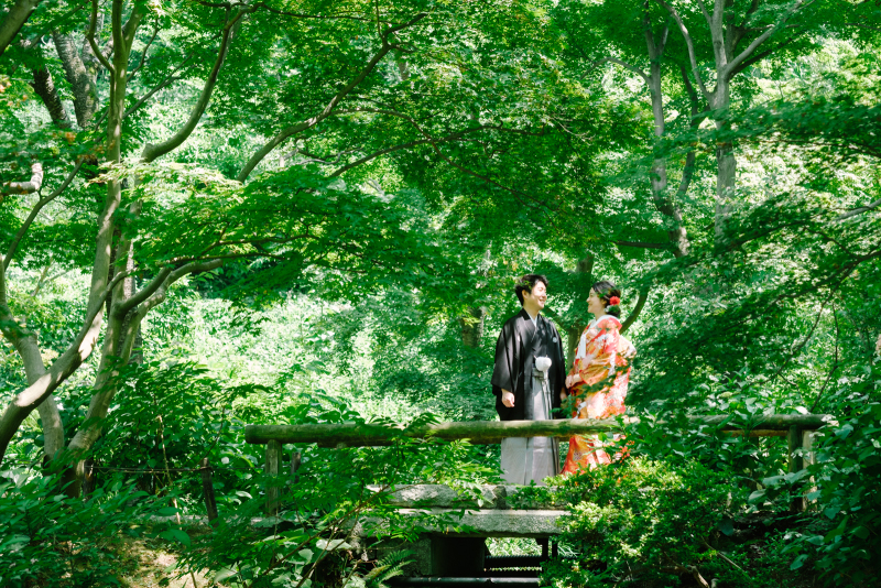 【前撮り写真/横浜三渓園】Green Green